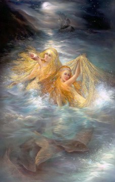Mermaids Fantasy Oil Paintings